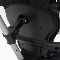Tricicleta pentru copii Qplay Rito+ Albastru pliabila, cu spatar reglabil cu pozitie de somn, 2 tipuri de suporti pentru picioare,copertina cu protectie UV si roti din cauciuc Eva - 7