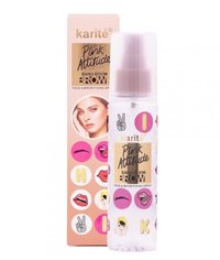 Spray Fixare Machiaj pentru Fata si Sprancene, Karite Pink Attitude, 120 ml - 1