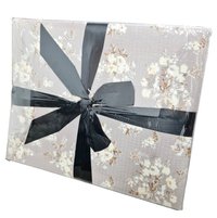 Lenjerie cu elastic 180x200 Creponata Flowers V17 6 Piese (Finet) - 1