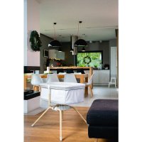 Patut balansoar Lionelo Malin Evo 3 in 1 pliabil pentru bebelusi 0-9 kg, ultra-usor, bej - 6