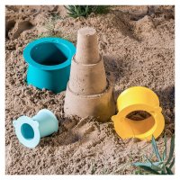Set de forme pentru nisip Alto de la Quut Toys - Albastru - 3