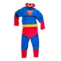 Costum Superman cu muschi, pelerina si masca - 5