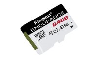 Card de Memorie Micro SDXC Kingston High Endurance 64GB cu Adaptor SD, Class 10 - 1