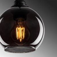 Lustra Smoked Gri 50x50x114 cm - 9