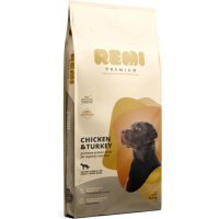 REMIPREMIUM Hrană Uscată pentru Câini Mari L-XL cu Pui și Curcan, 12.5kg - 1