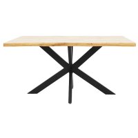 Masa Gilman MDF sonoma - culoare neagra 150x90x75cm - 2