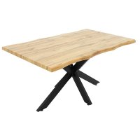 Masa Gilman MDF sonoma - culoare neagra 150x90x75cm - 3
