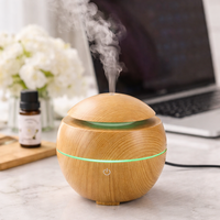 Umidificator Ultrasonic cu LED Multicolor, Capacitate 130 ml - 1