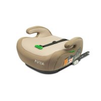 Inaltator auto Caretero Puma i-Size cu ISOFIX, Cotiere ergonomice, 125-150 cm, Bej - 1