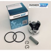Piston Complet 32cc pentru Coase Farmertec - 1