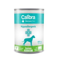 CALIBRA Veterinary Diets Hypoallergenic cu Iepure si Insecte, hrana umeda veterinara pentru caini XS-XL, pate, conserva 400 g - 1