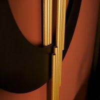Accesoriu de perete Wallxpert, otel auriu-negru, dimensiuni 98x49 cm - 4