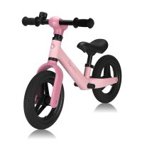Bicicleta fara pedale, Lionelo, Toni, Cu ghidon si sa reglabile, Ultra usoara, 2.8 Kg, 18 luni+, Sustine 30 kg, Conform cu standardul EN71-1/2/3, Certificata TUV SUD, Roz - 1