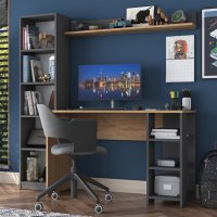Biroul de studiu HA116, Nuc- Antracit - 2