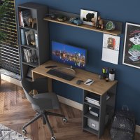 Biroul de studiu HA116, Nuc- Antracit - 4
