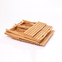 Set masa si scaune de gradina (5 piese) My004 Maro 80x72x60 cm - 3