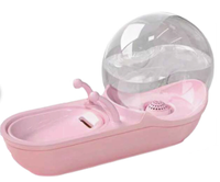 Dispenser de apa pentru animalute cu rezervor tip melc - 1
