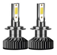 Set 2 becuri LED auto F2 H7 putere 100W temperatura 6000K 12000 lm lumina alba rece XL - 1