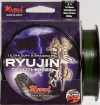 Fir Textil Momoi Ryujin PE Impletit, Verde Inchis, 300m (Diametru: 0.37 mm) - 1