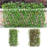 Gard artificial extensibil, verde permanent, dimensiuni 220x70 cm sau 120x120 cm - 1