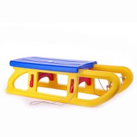 Sanie plastic cu spatar Burak Toys, 70x35x47cm, multicolor - 1