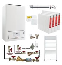 Pachet de incalzire pentru apartament cu 3 camere - Centrala Immergas Victrix TERA 24/28 V3, Gaz - 1