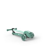 Trotineta pentru copii Scoot and Ride Highwaykick 3S Led Forest pliabila, reglabila, roti led, 3 ani+, greutate suportata 50 kg - 4