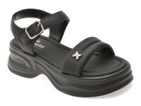 Sandale FLAVIA PASSINI negre, 56111, din piele ecologica - 1