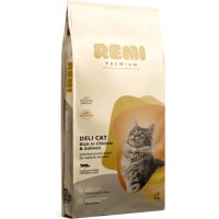REMI PREMIUM Deli, Pui și Somon, hrană uscată pisici, 8kg - 2