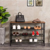 Pantofar din lemn-metal, seria A-620, homs,100x30x68 cm - 1
