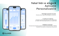 Aparat Auditiv Digital x2 NeoHGS Premium, Sunet Clar, Fara Ecou, Incarcare Rapida, Bluetooth, de Ultima Generatie - 1