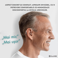 Aparat Auditiv Digital x2 NeoHGS Premium, Sunet Clar, Fara Ecou, Incarcare Rapida, Bluetooth, de Ultima Generatie - 11