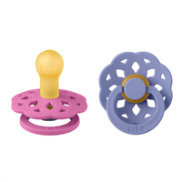 Set 2 suzete Bibs Boheme Latex tetina rotunda 0 luni + BubblegumPeri - 4