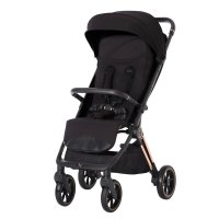 Carucior pentru copii Espiro Flame black 0-22 kg pliabil, cu suspensii, spatar reglabil, geanta, husa pentru picioare si suport pentru pahar - 6