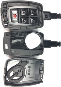 Carcasa Cheie Auto Techstar cu 5 Butoane, Compatibila Volvo C30, S40, V50, C70 – model keyless entry, tip card - 2