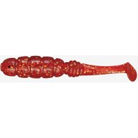 Grub Jackall Goodmeal Shad, culoare Red Gold Flake, 5cm, 7buc/plic - 1