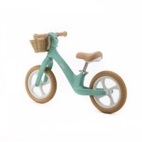 Bicicleta fara pedale pentru copii, Adamex Pixie, cu roti de 12 inch din spuma PU, cu cosulet, design retro, scaun reglabil, inaltime sezut 33-43 cm, sarcina maxima admisa 50 kg, 2-6 ani, Prestige Mint - 1