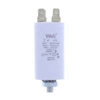 Condensator pornire motor 400V 2uF cu pin, Well - 1