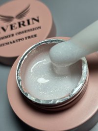 Gel Sclipici Shimmer Obsession Everin 15gr - Milky White SO-08-15 - 1