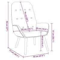 Fotoliu de Relaxare Gri Deschis din Catifea - 8