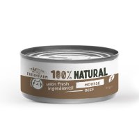 FRESH FARM Mousse de Vită pentru Pisici, Conservă Umidă Fără Cereale, 85g - 2