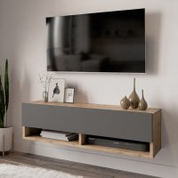 Comoda TV Handra Antracit 100x31.5x29 cm - 2