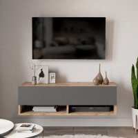 Comoda TV Handra Antracit 100x31.5x29 cm - 3
