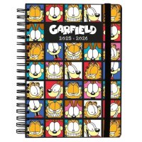 Agenda A5 Garfield 2025/2026 Academic Diary Week to View 12 Months - 1