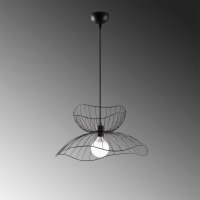 Lustra Farac Negru 50x50x121 cm - 5