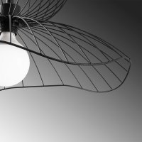 Lustra Farac Negru 50x50x121 cm - 7