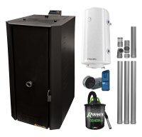 Pachet complet pentru control de la distanta Centrala termica pe peleti Fornello Rossi B Black 25 kW - 1
