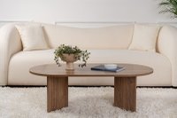 Masuta de cafea, Hanah Home, pal melaminat, nuc, 119x60x40 cm - 8