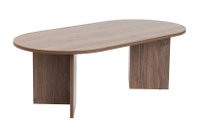Masuta de cafea, Hanah Home, pal melaminat, nuc, 119x60x40 cm - 3