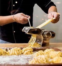 Aparat pentru paste Floria ZLN-1129 ,9 posibilitati de reglare a grosimii, Otel inoxidabil, Accesoriu fixare de masa - 2